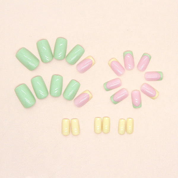 12 Sizes-24 Pcs Press On Nails W865
