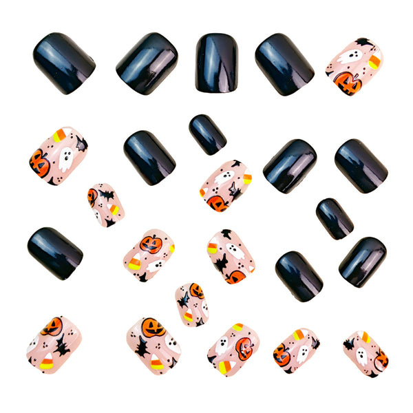 12 Sizes-24 Pcs Press On Nails Y142