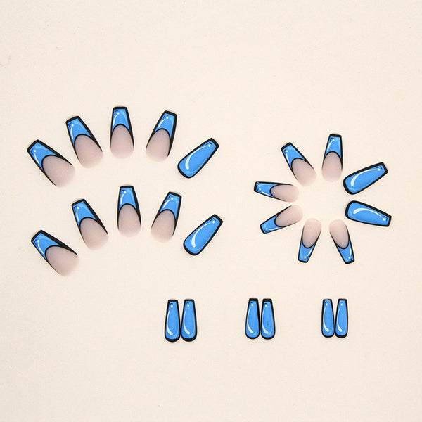 12 Sizes-24 Pcs Press On Nails W322
