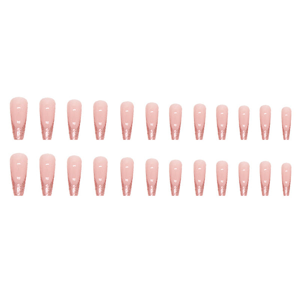 12 Sizes-24 Pcs Press On Nails W442