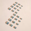 12 Sizes-24 Pcs Press On Nails R816