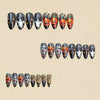 12 Sizes-24 Pcs Press On Nails Y1122