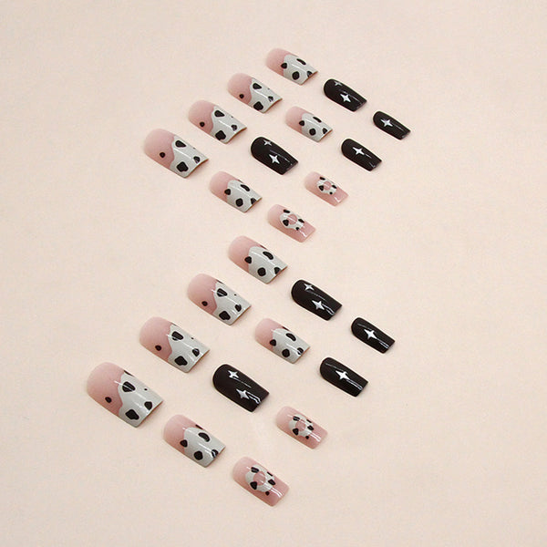 12 Sizes-24 Pcs Press On Nails R824