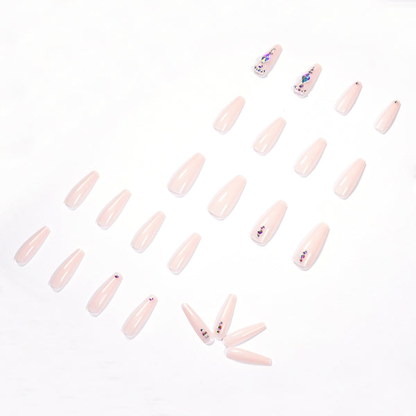 12 Sizes-24 Pcs Press On Nails JP1127