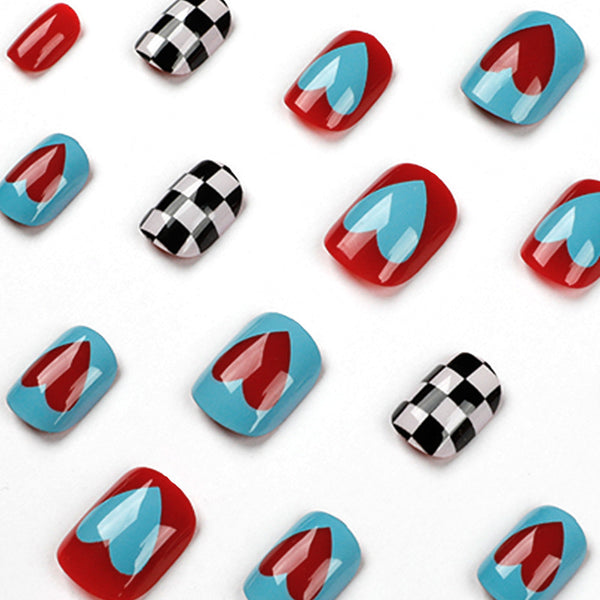 12 Sizes-24 Pcs Press On Nails JP1495