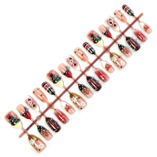15 Sizes-30 Pcs Press On Nails 2XB1-15714