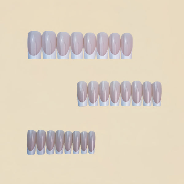 12 Sizes-24 Pcs Press On Nails Y1396