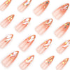 12 Sizes-24 Pcs Press On Nails JP3323