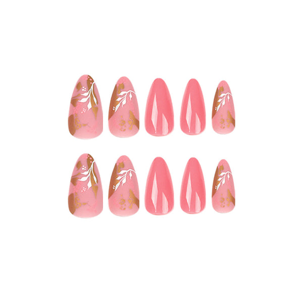12 Sizes-24 Pcs Press On Nails JP1696
