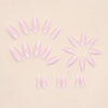 12 Sizes-24 Pcs Press On Nails W665