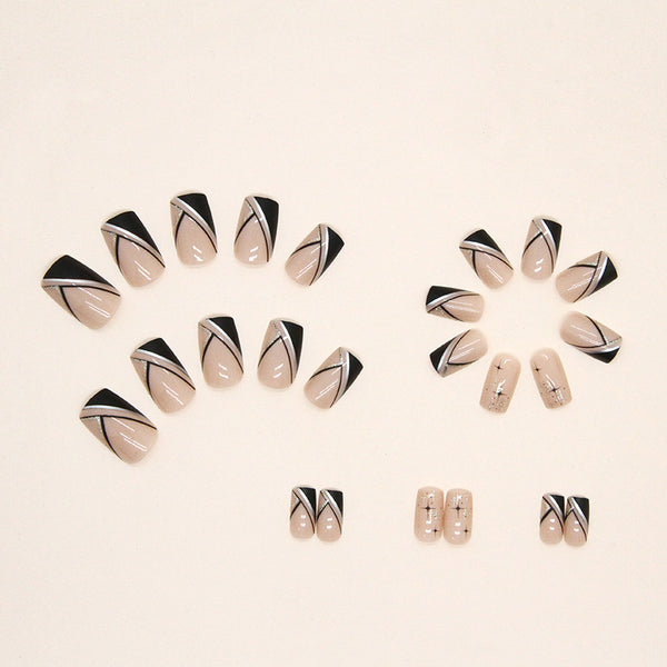 12 Sizes-24 Pcs Press On Nails W351