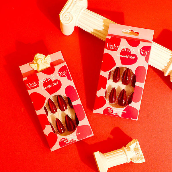 Almond Long Press on Nails