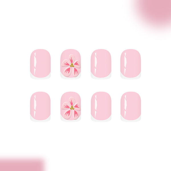 12 Sizes-24 Pcs Press On Nails C1162