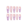 12 Sizes-24 Pcs Press On Nails JP1471