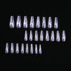 12 Sizes-24 Pcs Press On Nails JP1613