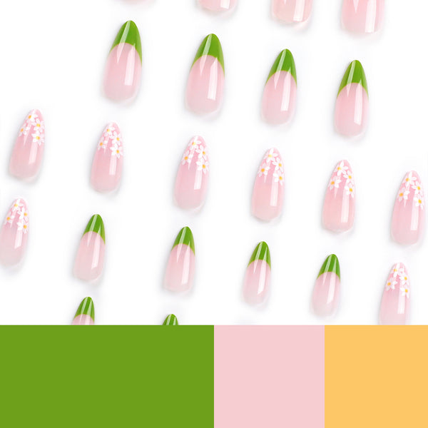 12 Sizes-24 Pcs Press On Nails JP2967