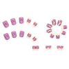 12 Sizes-24 Pcs Press On Nails R497