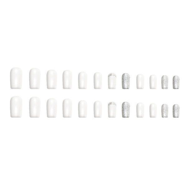 12 Sizes-24 Pcs Press On Nails Z607