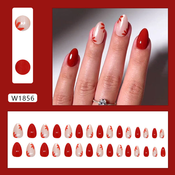 30 Pcs Press On Nails W1856