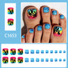 12 Sizes-24 Pcs Press On Nails C1653