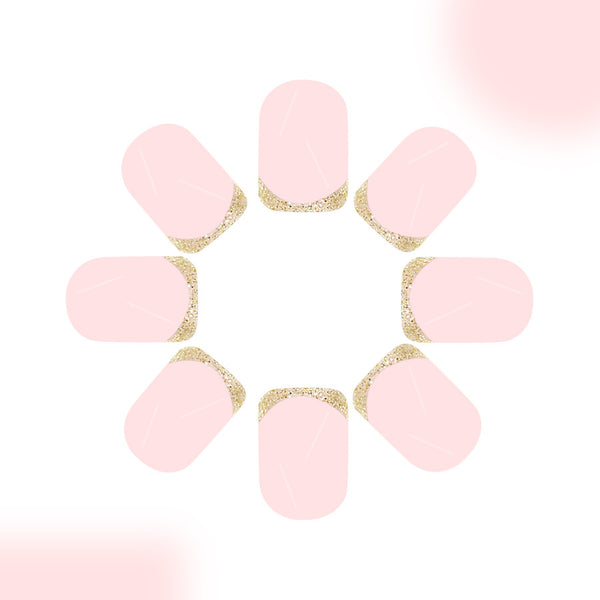 12 Sizes-24 Pcs Press On Nails C954