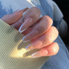 12 Sizes-24 Pcs Press On Nails JP3112
