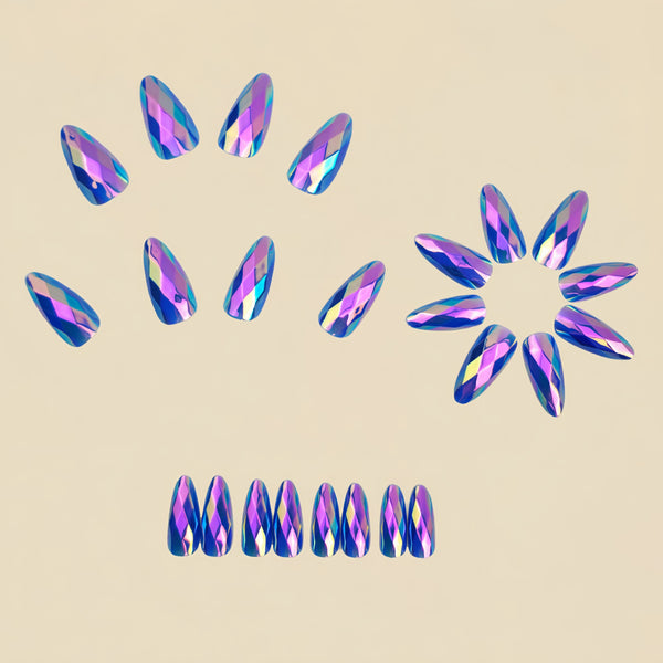 12 Sizes-24 Pcs Press On Nails Y1330