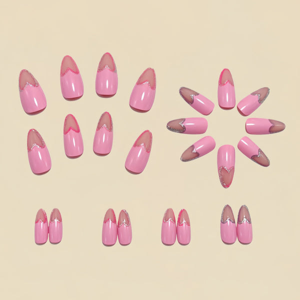 12 Sizes-24 Pcs Press On Nails Y1744