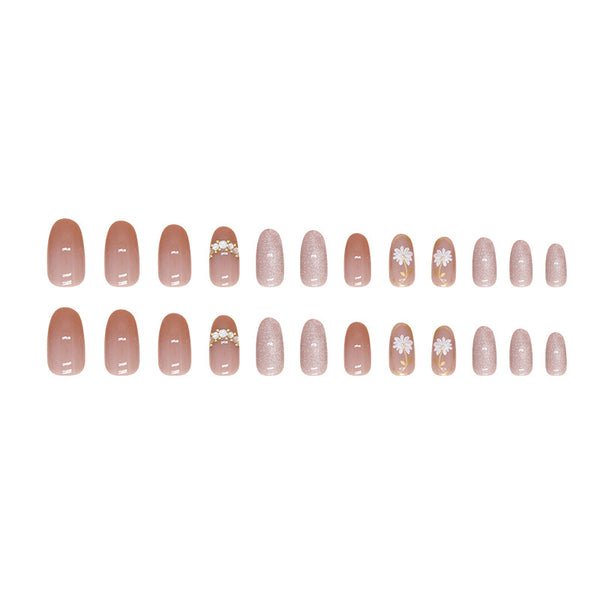 12 Sizes-24 Pcs Press On Nails Z842