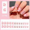 12 Sizes-24 Pcs Press On Nails C1790