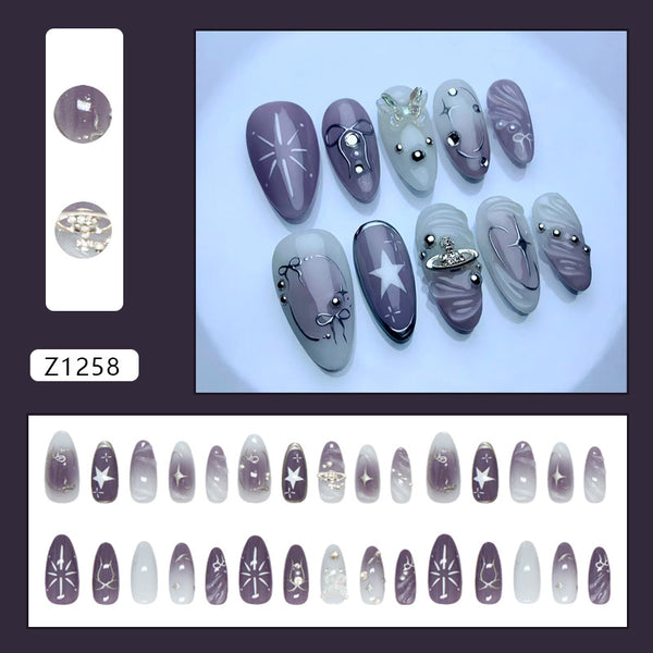 30 Pcs Press On Nails Z1258
