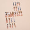 12 Sizes-24 Pcs Press On Nails Z893