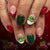 12 Sizes-24 Pcs Press On Nails C1264