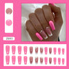 12 Sizes-24 Pcs Press On Nails Z693