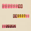 12 Sizes-24 Pcs Press On Nails Y638