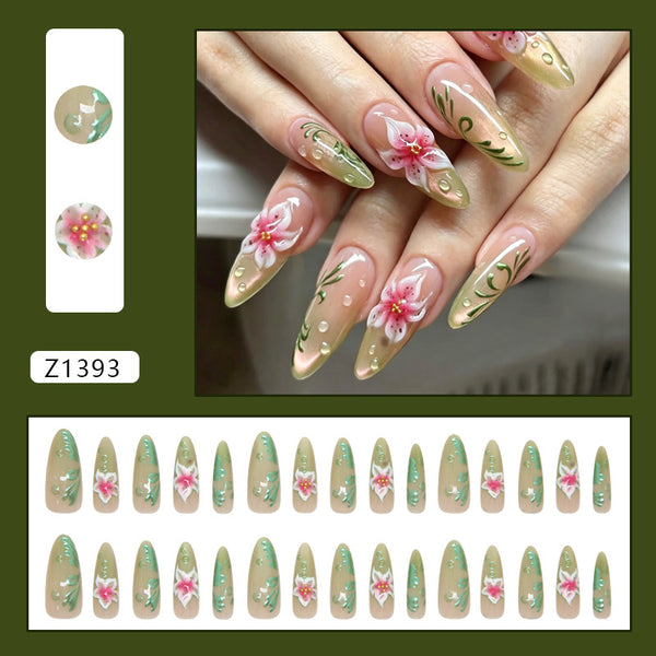 30 Pcs Press On Nails Z1393