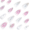12 Sizes-24 Pcs Press On Nails JP3690