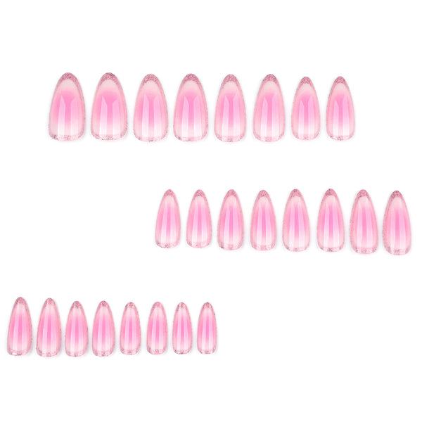 12 Sizes-24 Pcs Press On Nails JP3957