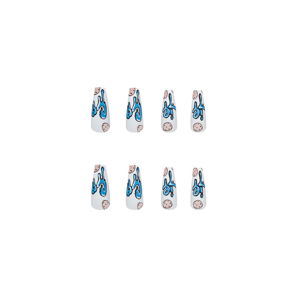 12 Sizes-24 Pcs Press On Nails W029