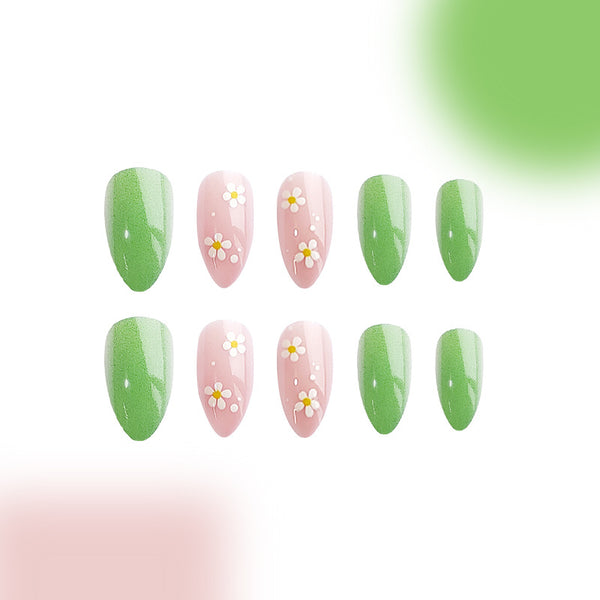 12 Sizes-24 Pcs Press On Nails C322