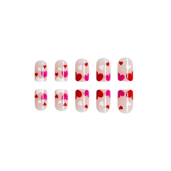 12 Sizes-24 Pcs Press On Nails C268