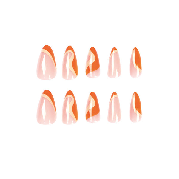 12 Sizes-24 Pcs Press On Nails JP1779