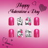 12 Sizes-24 Pcs Press On Nails C1456