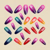12 Sizes-24 Pcs Press On Nails Y1301