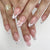 12 Sizes-24 Pcs Press On Nails C1329