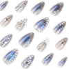 12 Sizes-24 Pcs Press On Nails JP4121