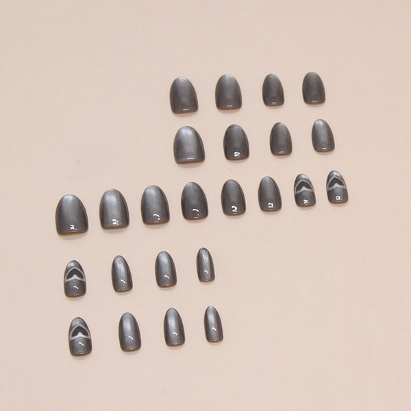 12 Sizes-24 Pcs Press On Nails W1559