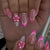 12 Sizes-24 Pcs Press On Nails Y1824