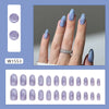 12 Sizes-24 Pcs Press On Nails W1553