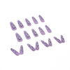 12 Sizes-24 Pcs Press On Nails W049